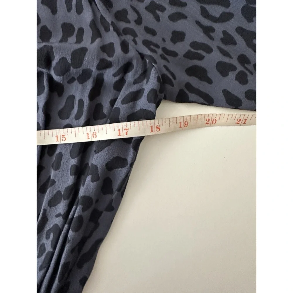 Rails Dtess Women's Small Gray Black Animal Print Jasmine Smocked Mini Safari - Picture 5 of 13